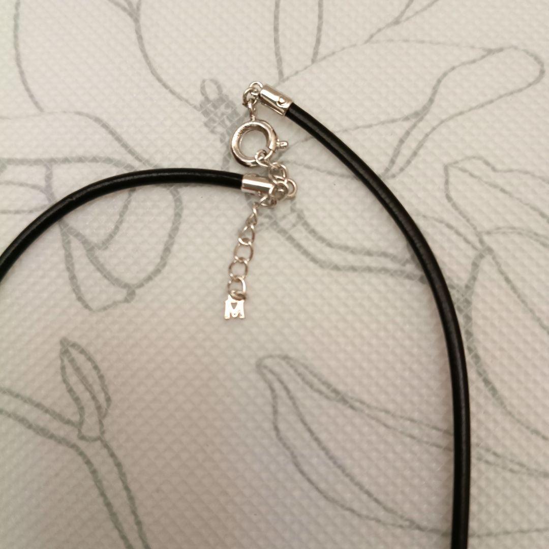 MIKIMOTO crescent moon pearl pendant necklace in sterling silver with removable choker and spring ring clasp