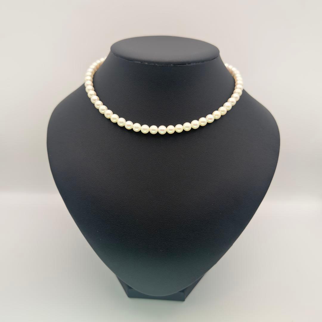 Tasaki SV Necklace featuring 6.0-6.5mm pearls with a total length of about 36cm