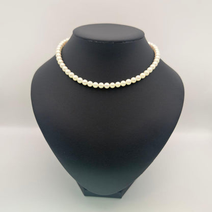 Tasaki SV Necklace featuring 6.0-6.5mm pearls with a total length of about 36cm