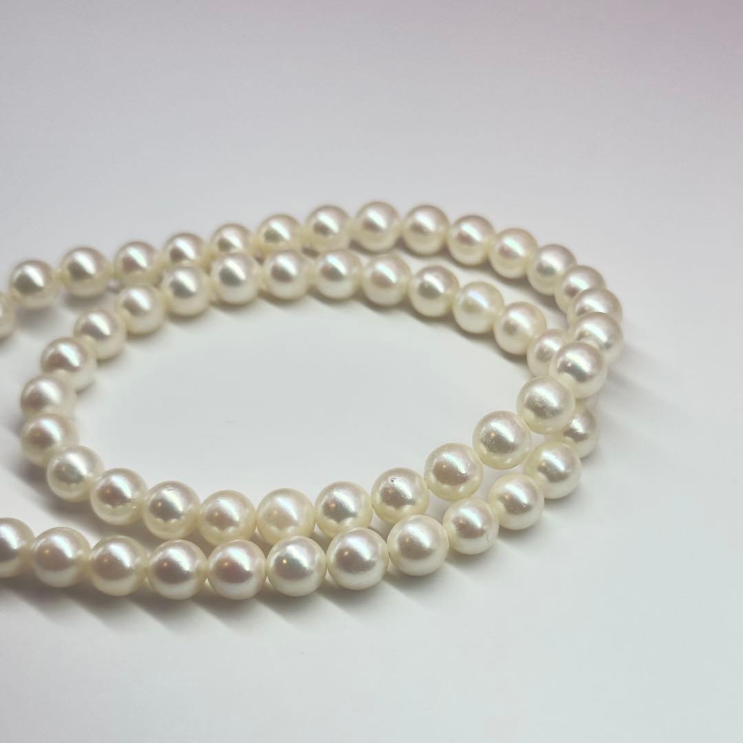 Tasaki SV Necklace featuring 6.0-6.5mm pearls with a total length of about 36cm