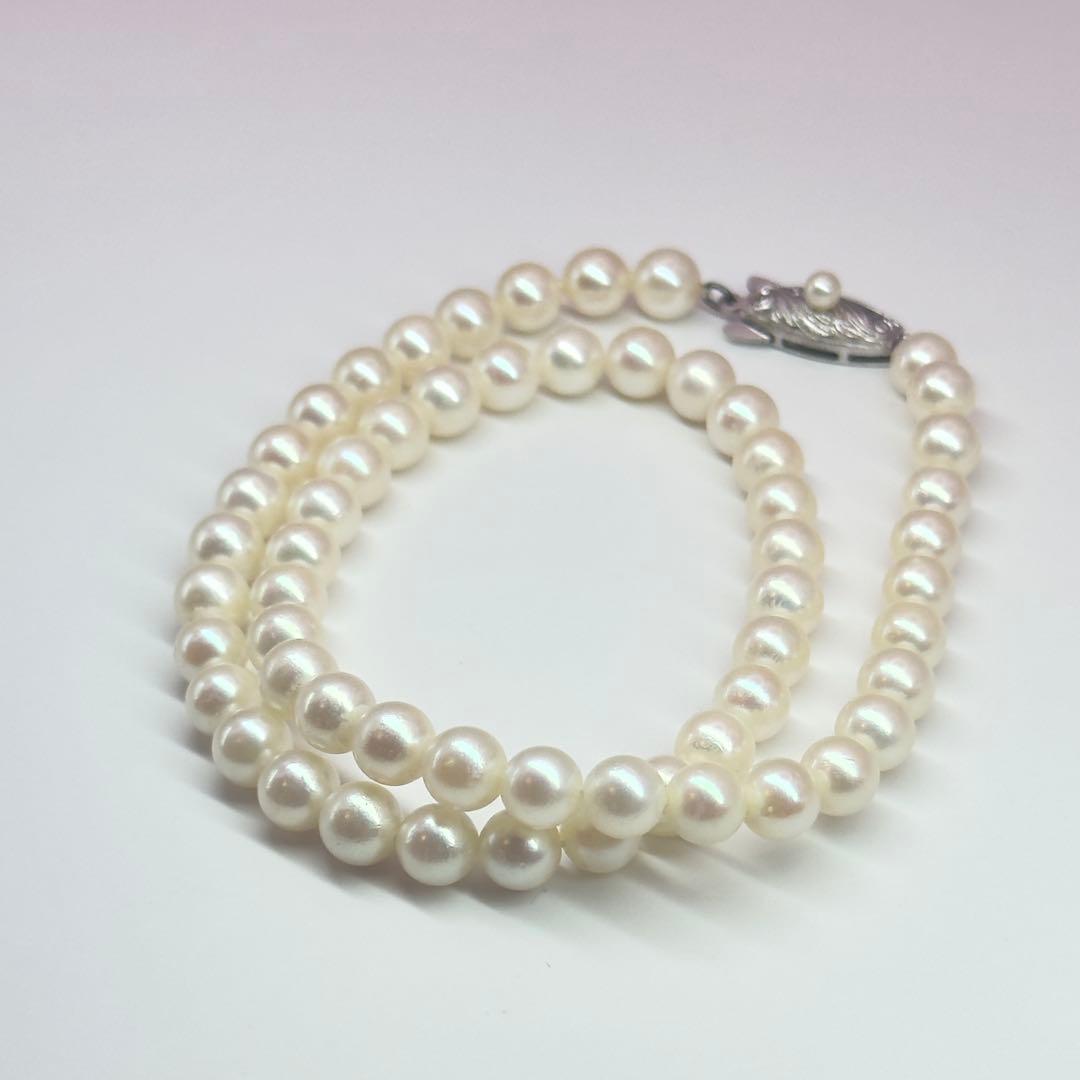 Tasaki SV Necklace featuring 6.0-6.5mm pearls with a total length of about 36cm
