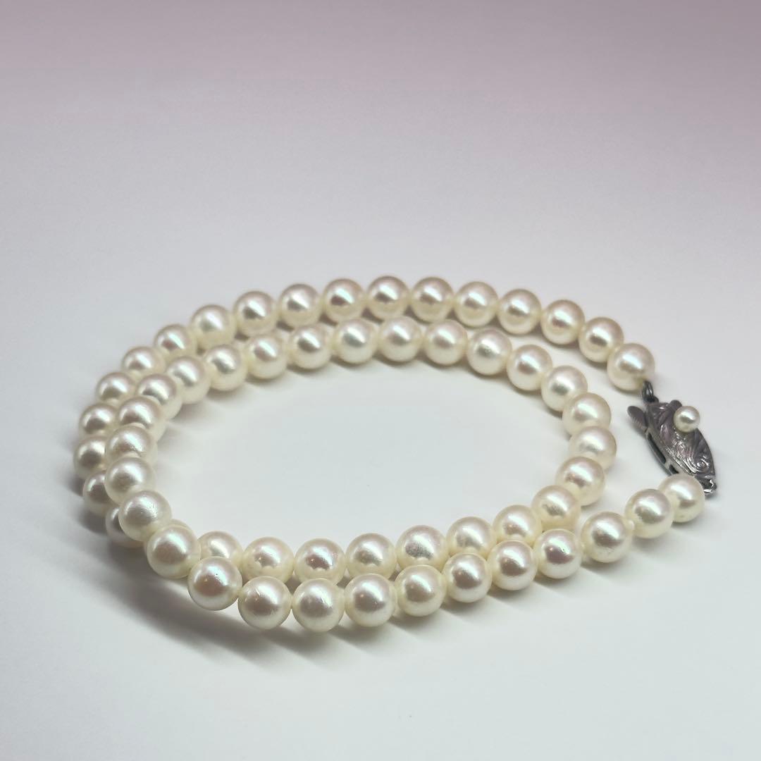 Tasaki SV Necklace featuring 6.0-6.5mm pearls with a total length of about 36cm