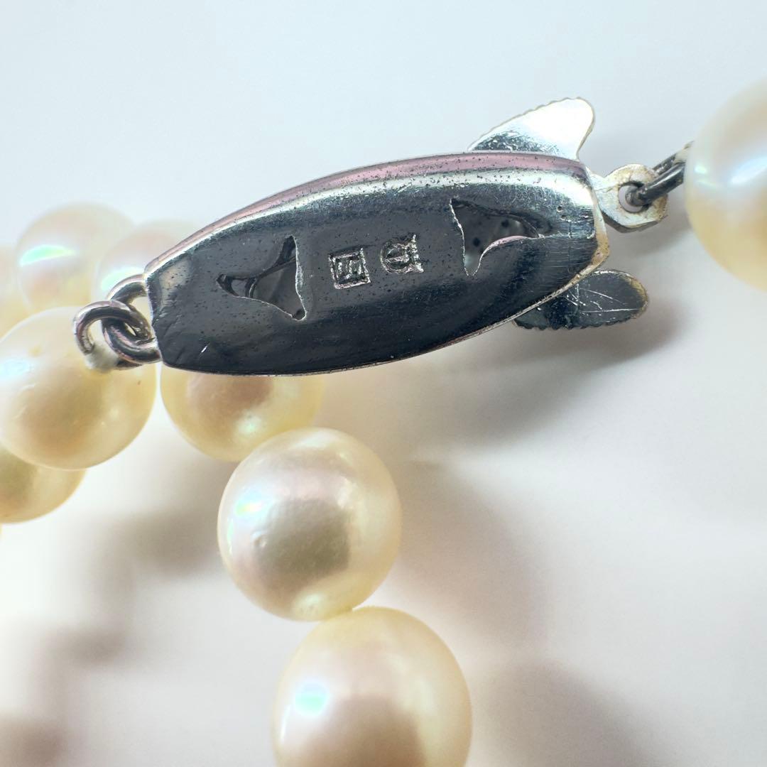 Tasaki SV Necklace featuring 6.0-6.5mm pearls with a total length of about 36cm