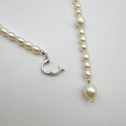 Mikimoto Pearl Island Necklace with 5.0-7.4mm pearls, 58cm length, displayed on a white background