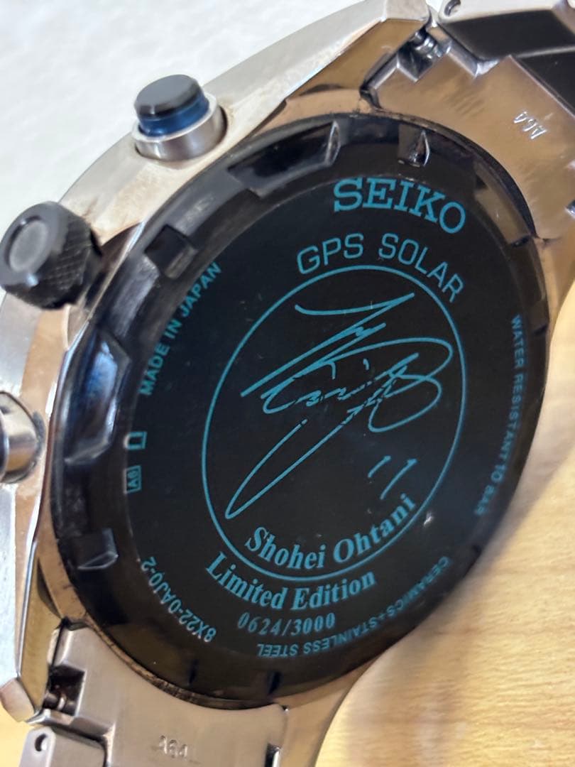 SEIKO ASTRON GPS-Solar Shohei Ohtani Limited Edition Men's Watch — Japanese
