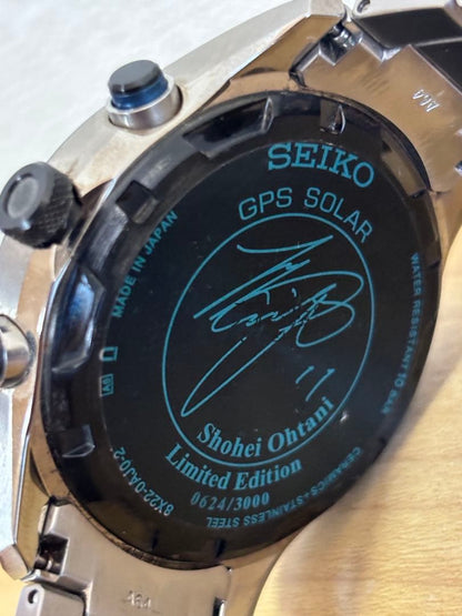 SEIKO ASTRON GPS-Solar Shohei Ohtani Limited Edition Men's Watch — Japanese