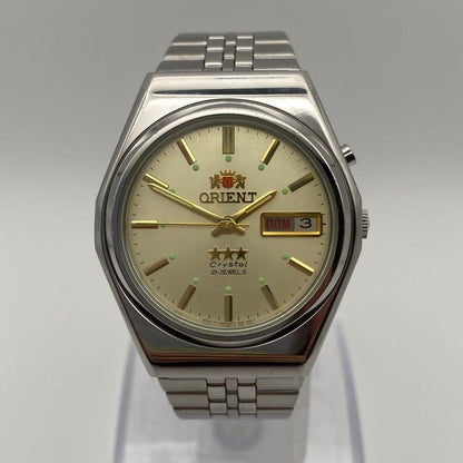 ORIENT 3スター クリスタル 21石 Automatic Men's Watch — Japanese