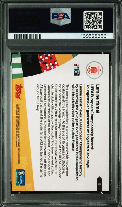 PSA 10 Lamine Yamal 2024 Topps Now #54 — Japanese