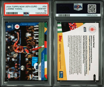 PSA 10 Lamine Yamal 2024 Topps Now #54 — Japanese