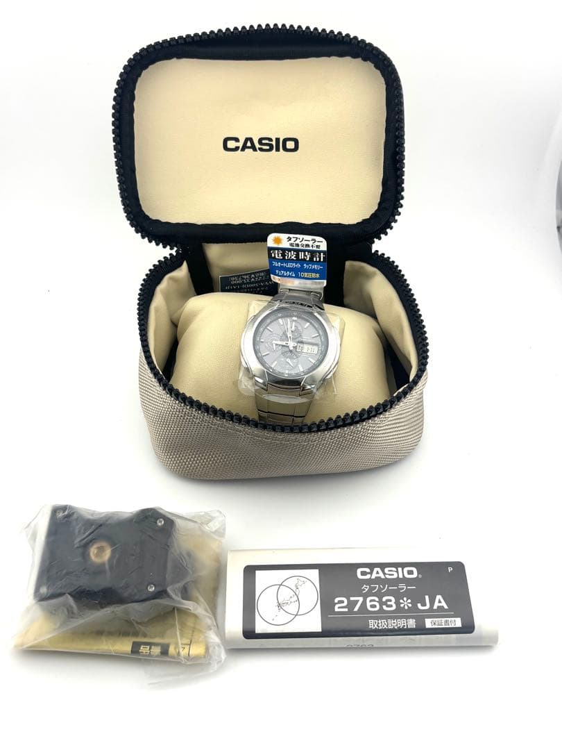 CASIO WVA-500DJ-1A1JF Solar Men's Watch — Japanese