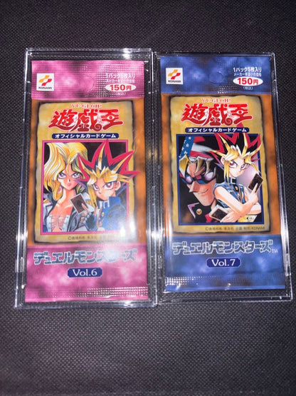 Yu-Gi-Oh Yu-Gi-Oh! Early Vol.6 / Vol.7 Unopened Set Mai Kujaku Keith Pack — Japanese