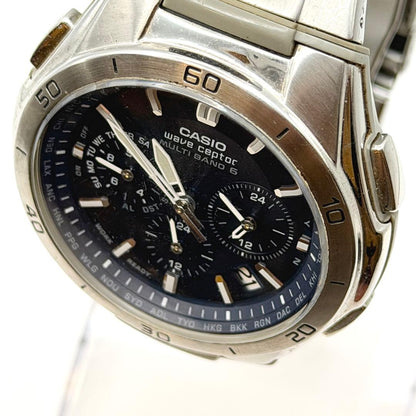 CASIO Wave Ceptor WVA-Q Series Solar Men's Watch — Japanese