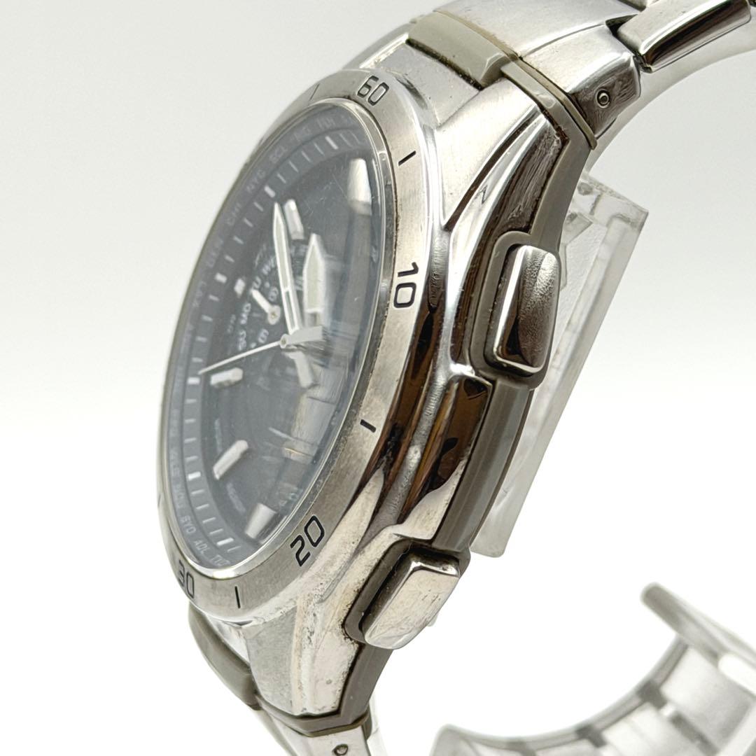 CASIO Wave Ceptor WVA-Q Series Solar Men's Watch — Japanese