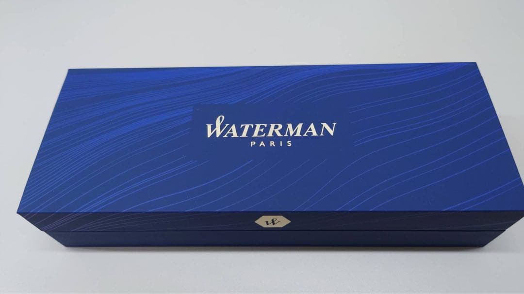 WATERMAN Expert Essential Metallic ballpoint pen made of metal, new condition, shown with guarantee document