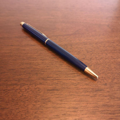 Waterman Metropolitan Ballpoint Pen in navy with minor surface scratches