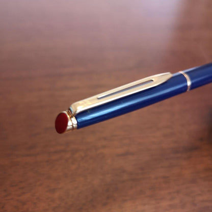 Waterman Metropolitan Ballpoint Pen in navy with minor surface scratches