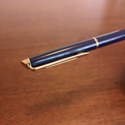 Waterman Metropolitan Ballpoint Pen in navy with minor surface scratches