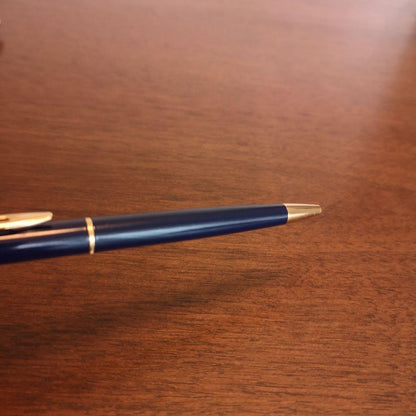 Waterman Metropolitan Ballpoint Pen in navy with minor surface scratches