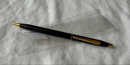 CROSS Classic Centennial black ballpoint pen with sleek design, no box, model クロス