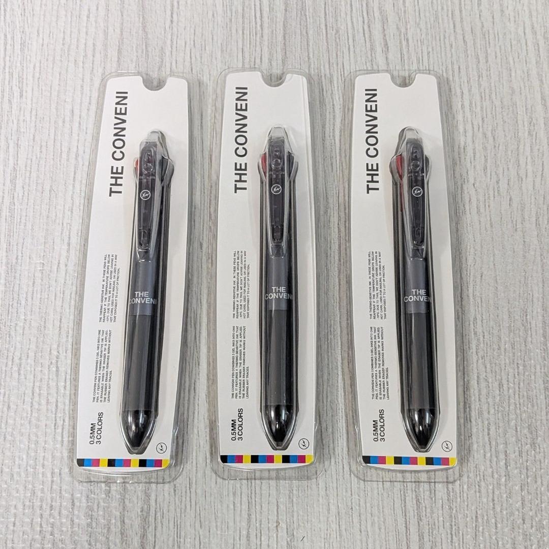 Rare beautiful unused set of three Pilot Frixionball 3 pens in three colors with 0.5mm tip