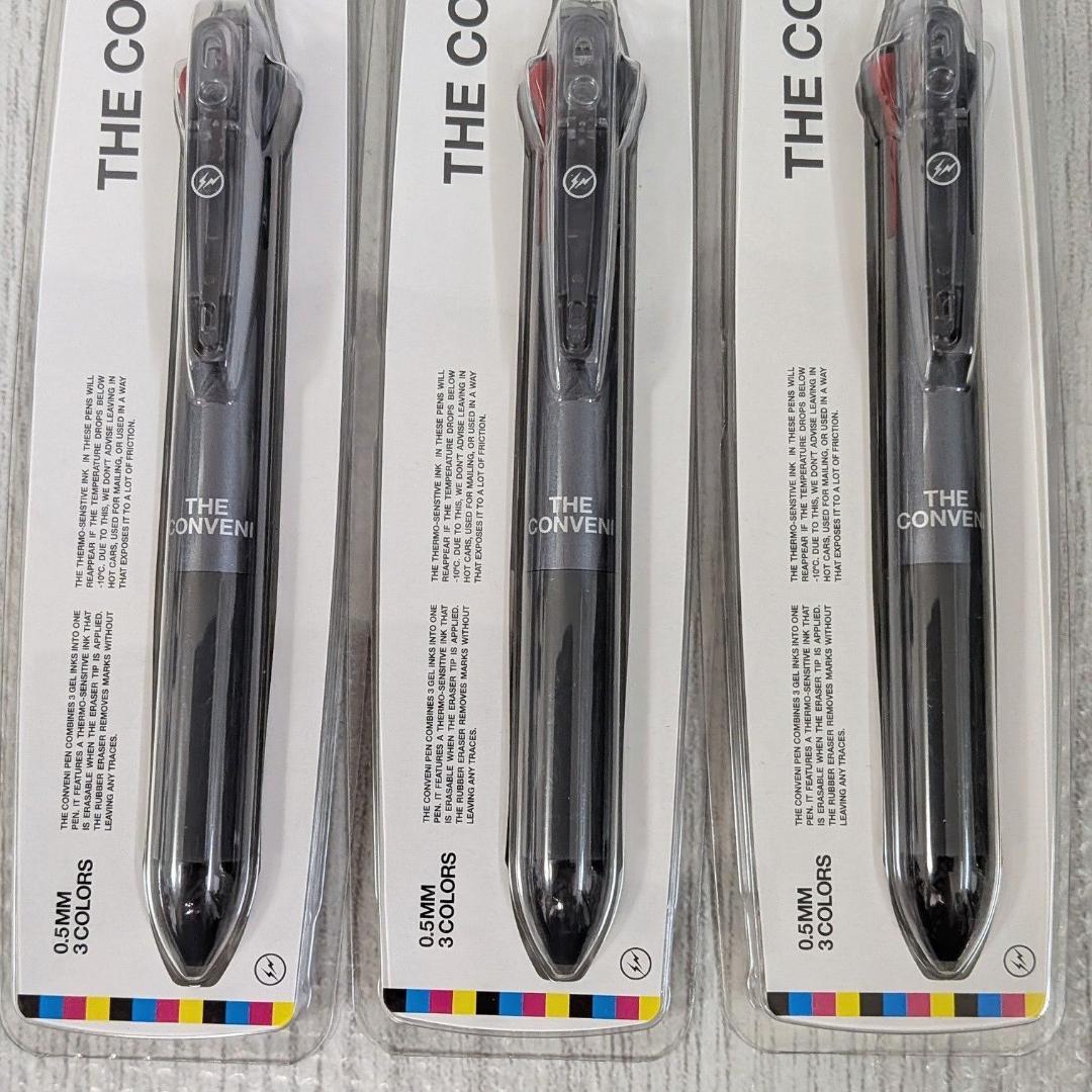 Rare beautiful unused set of three Pilot Frixionball 3 pens in three colors with 0.5mm tip
