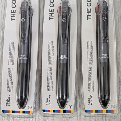 Rare beautiful unused set of three Pilot Frixionball 3 pens in three colors with 0.5mm tip