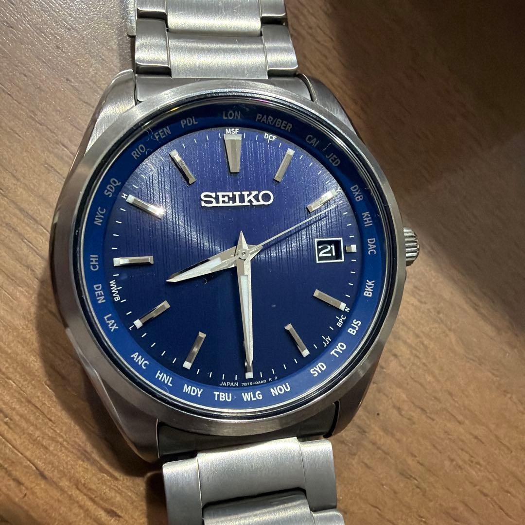 SEIKO SBTR009 Solar Men's Watch — Japanese