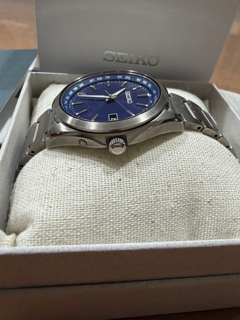 SEIKO SBTR009 Solar Men's Watch — Japanese
