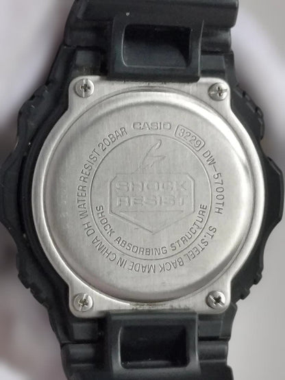 CASIO DW-5700TH Solar Men's Watch — Japanese