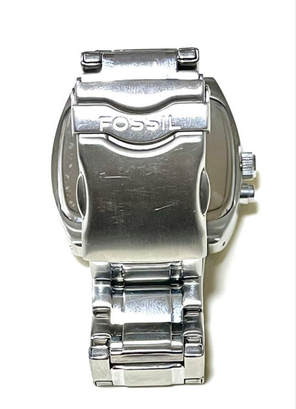 FOSSIL スクエア アナログ ステンレスベルト Analog Men's Watch — Japanese
