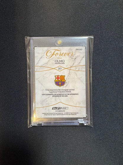 Topps Forever FC Barcelona Olmo Signed Card — Japanese