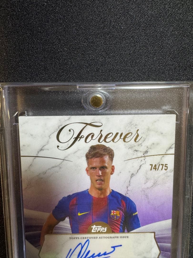 Topps Forever FC Barcelona Olmo Signed Card — Japanese