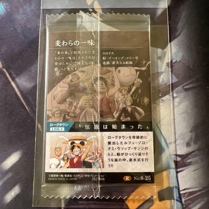 One Piece One Piece Wafter Straw Hat Crew Legend Has Begun No.6-25 Rare Unopened — Japanese