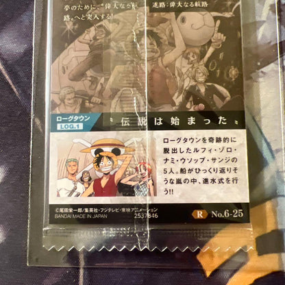 One Piece One Piece Wafter Straw Hat Crew Legend Has Begun No.6-25 Rare Unopened — Japanese