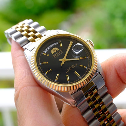 ORIENT DayDate Automatic Men's Watch — Japanese