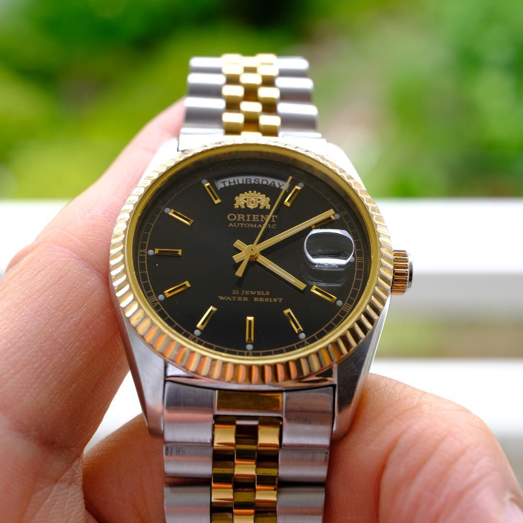 ORIENT DayDate Automatic Men's Watch — Japanese
