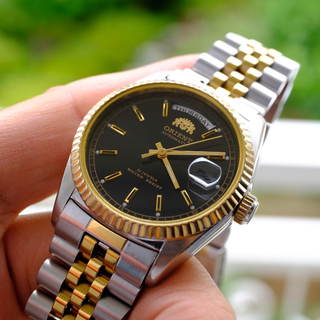 ORIENT DayDate Automatic Men's Watch — Japanese