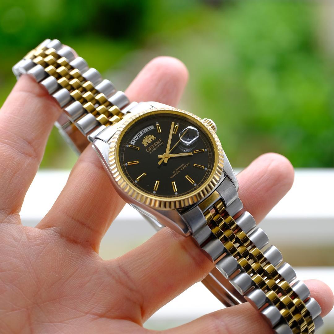 ORIENT DayDate Automatic Men's Watch — Japanese