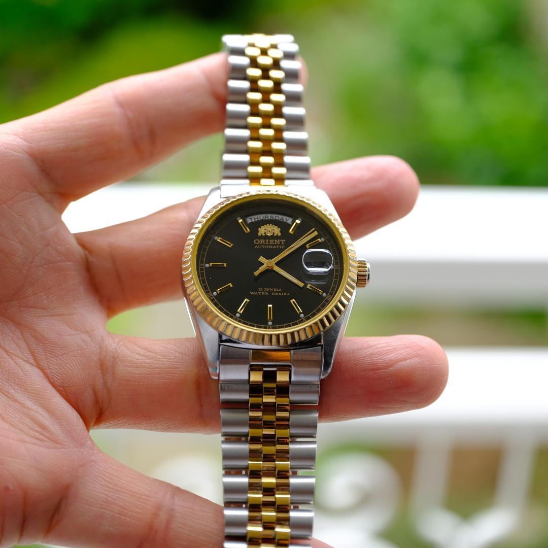 ORIENT DayDate Automatic Men's Watch — Japanese