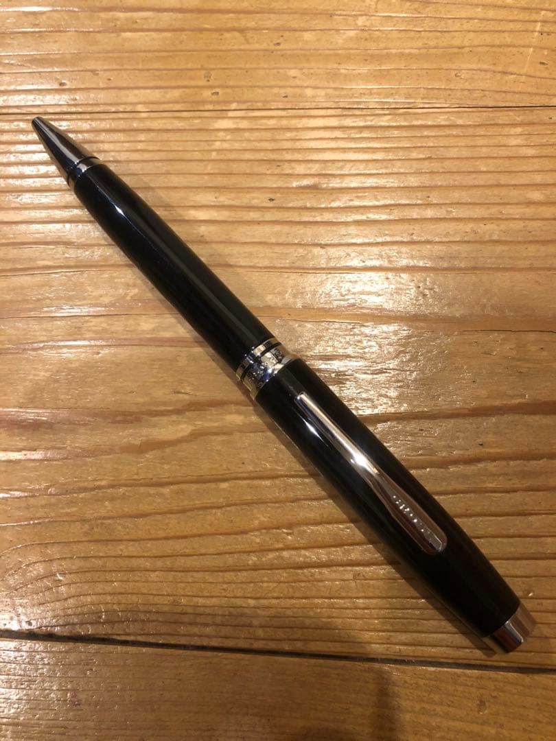 Cross Coventry ballpoint pen in black plastic with a single color design, 14 cm long