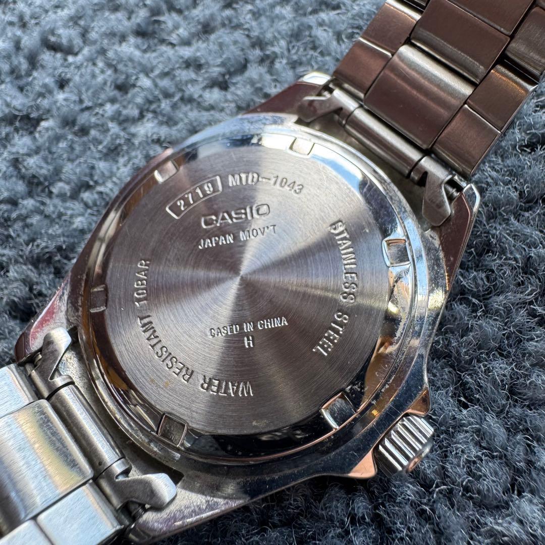 CASIO MTD-1043 Quartz Men's Watch — Japanese