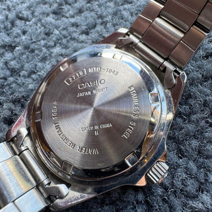 CASIO MTD-1043 Quartz Men's Watch — Japanese