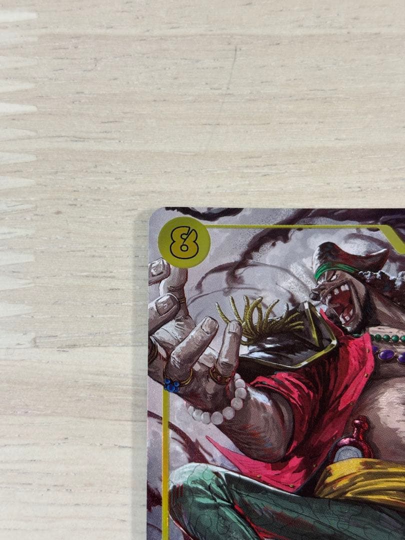 One Piece One Piece Card Battle of the Decisive Moment Blackbeard SEC Parallel — Japanese