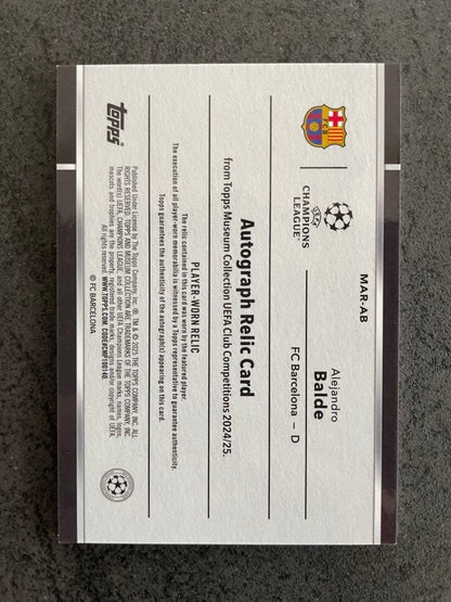 Barcelona Autorelic Valde — 24/25 — Japanese