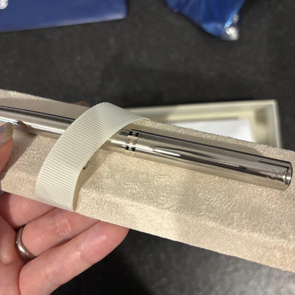 WATERMAN Paris silver metal ballpoint pen new unused with paper bag packaging
