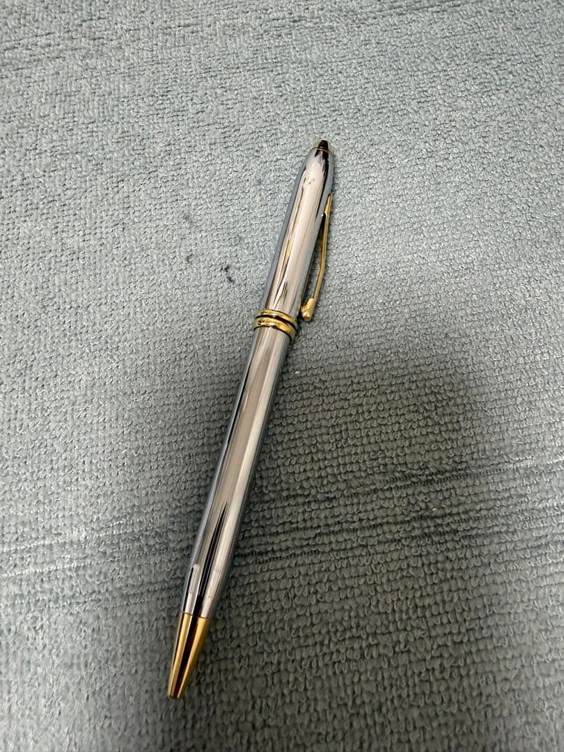 CROSS Century II Medalist ballpoint pen in silver with one dent near the top