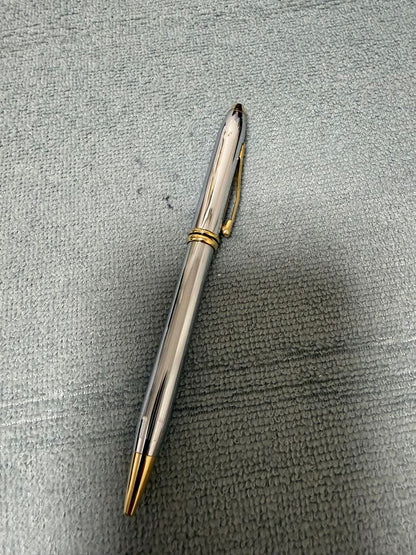 CROSS Century II Medalist ballpoint pen in silver with one dent near the top