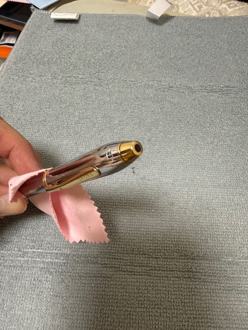 CROSS Century II Medalist ballpoint pen in silver with one dent near the top