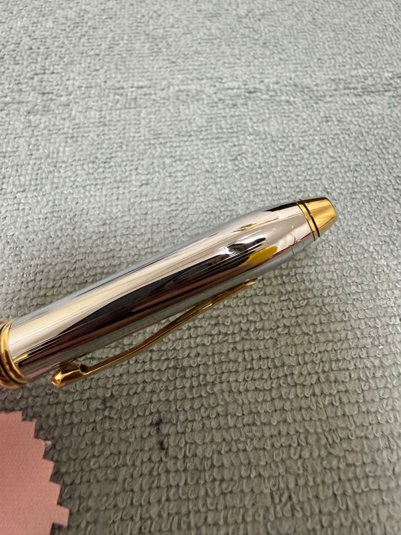 CROSS Century II Medalist ballpoint pen in silver with one dent near the top