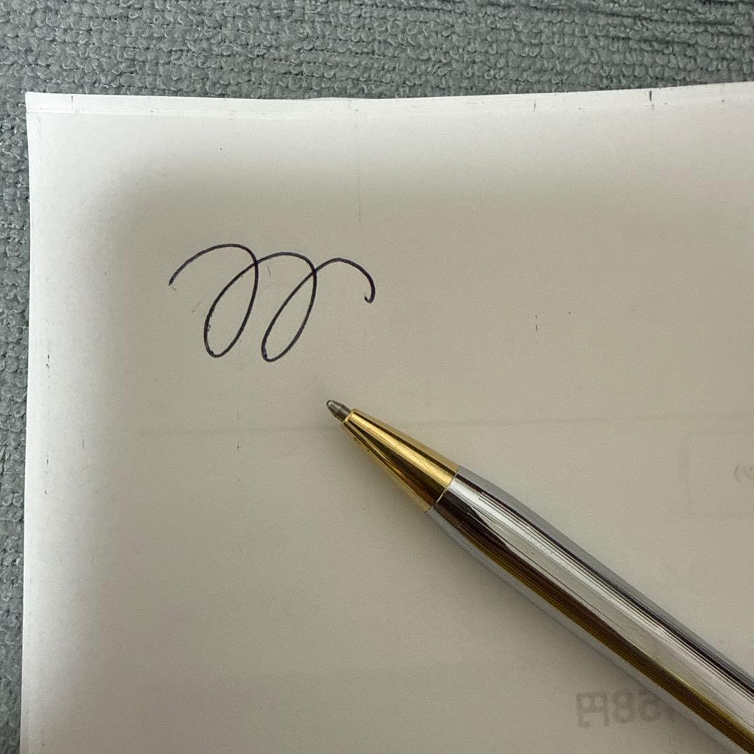 CROSS Century II Medalist ballpoint pen in silver with one dent near the top
